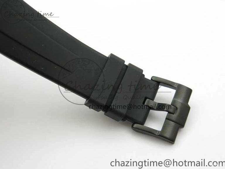 MiroTime 0201 Soft Submariner 40mm Black Ceramic 5GF Best Edition Pink Painting Dial on Black Rubber Strap SA 2472